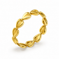 Nova Golden Heart Ring