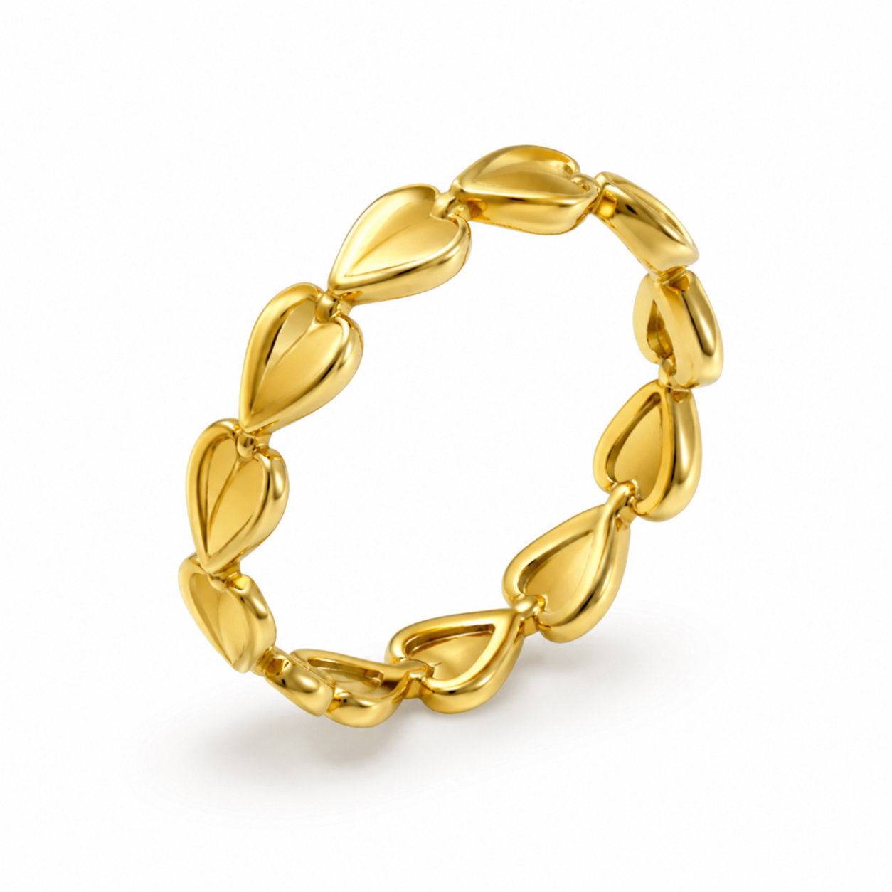 Nova Golden Heart Ring