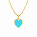 Nova Azure Heart Necklace