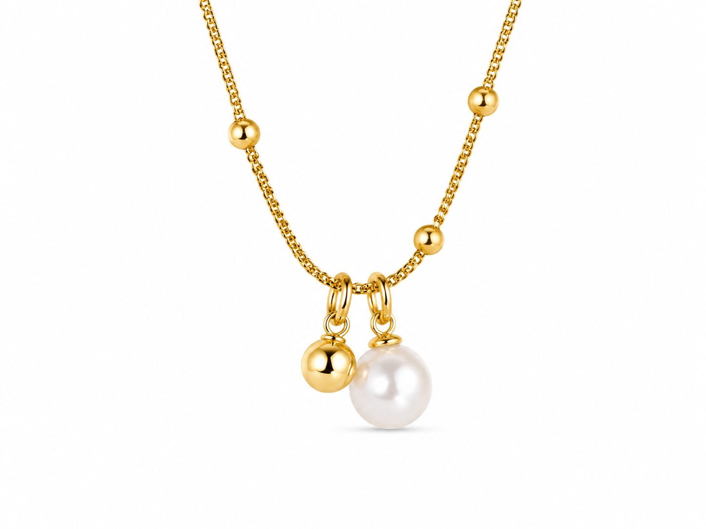 Aria Pearl Twist Necklace